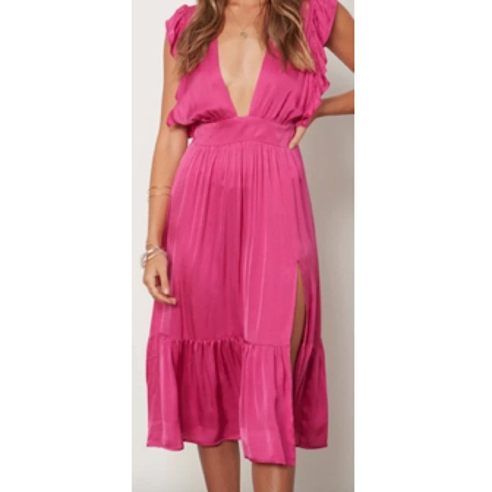 EUC PRETTY STILLWATER "JESSIE" MIDI DRESS, Size XS